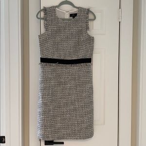 NWT J Crew Sheath dress in metallic tweed size 8